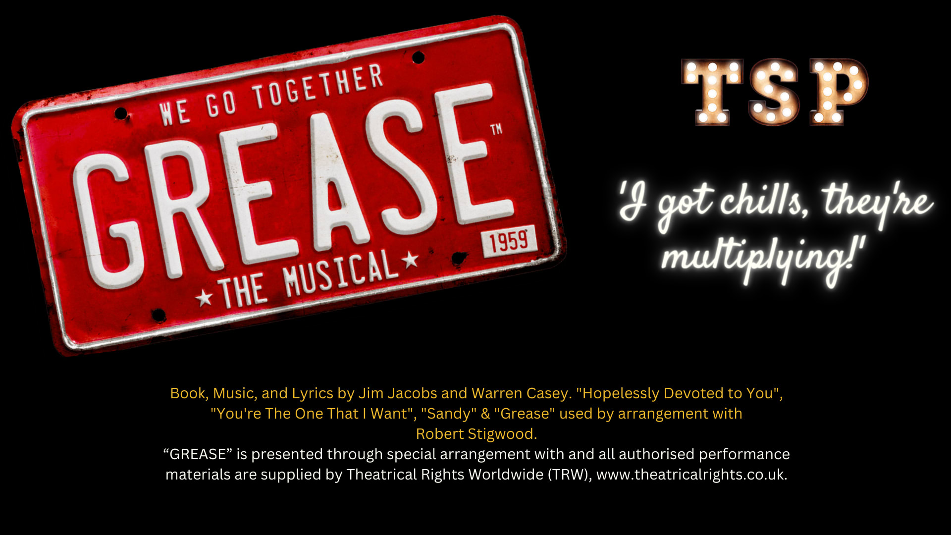 Grease Kings Theatre Glasgow 2024 Season Miran Anallise